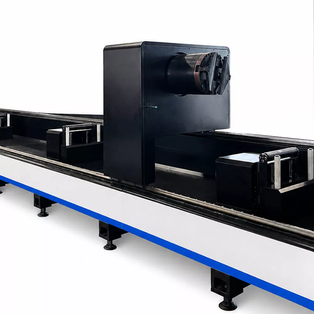 Hochleistungs-Laser-Rohrschneidemaschine mit drei Spindeln